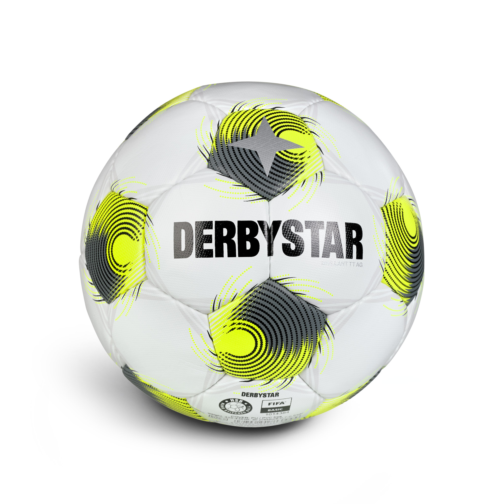 Derbystar Brillant TT AG v25 Top-Trainingsball weiß Gr 5