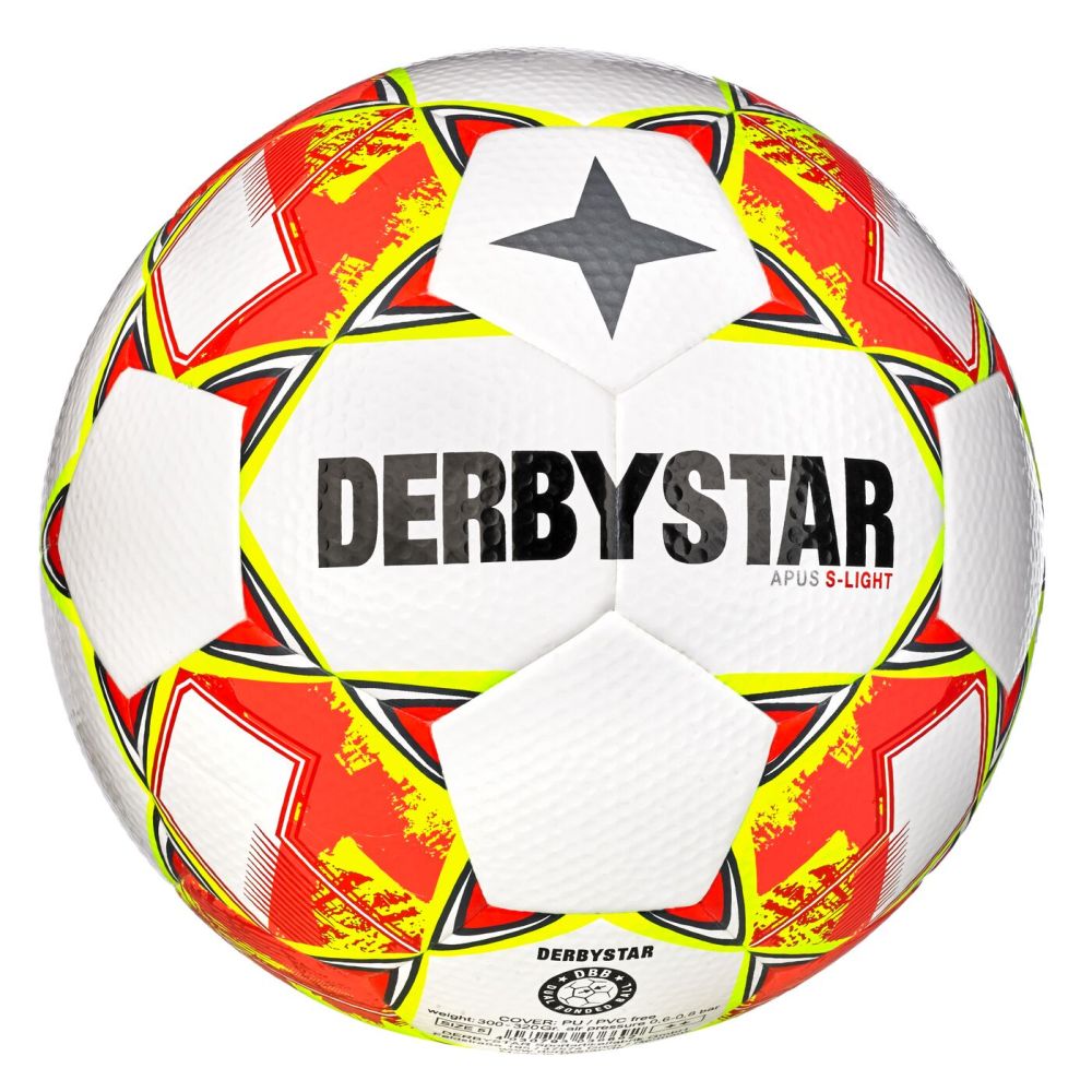 Derbystar Apus S-Light v24 Jugendbälle weiß gelb rot Gr 5