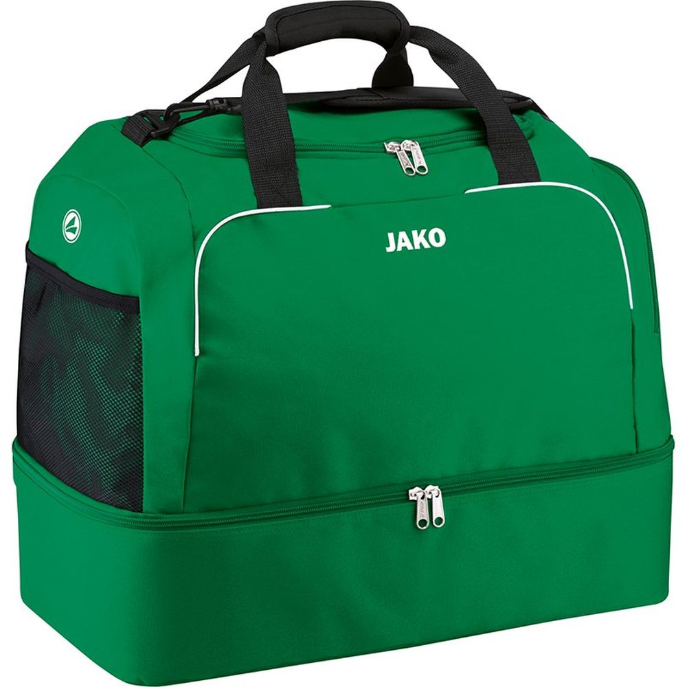 Jako Fußball Sporttasche Classico mit Bodenfach Kinder grün Gr 2 Junior
