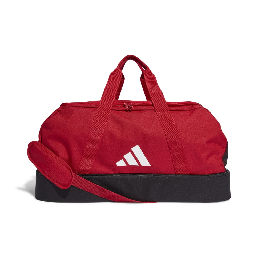 Adidas Tiro League Duffelbag mit Bodenfach M rot weiß