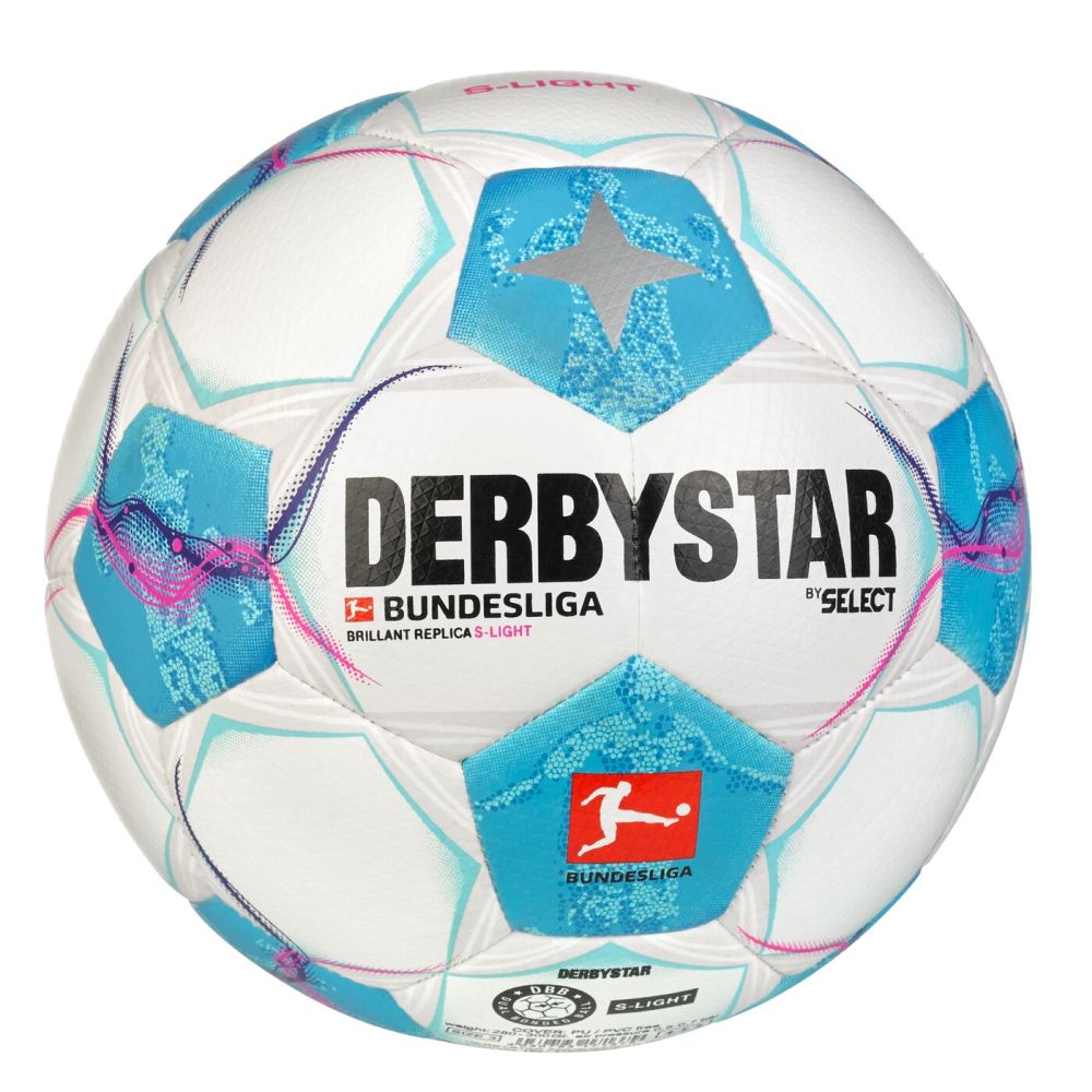 Derbystar Bundesliga Brillant Replica S-Light v24 Trainingsball weiß Gr 3 290g