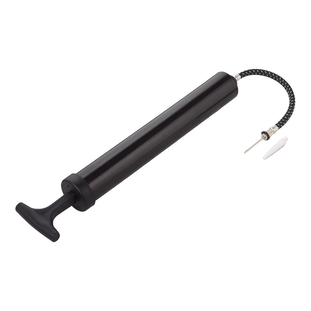 Ballpumpe mit Nadelventil schwarz