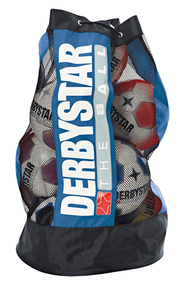 Derbystar Ballsack für 10 Bälle blau schwarz Sport Böckmann