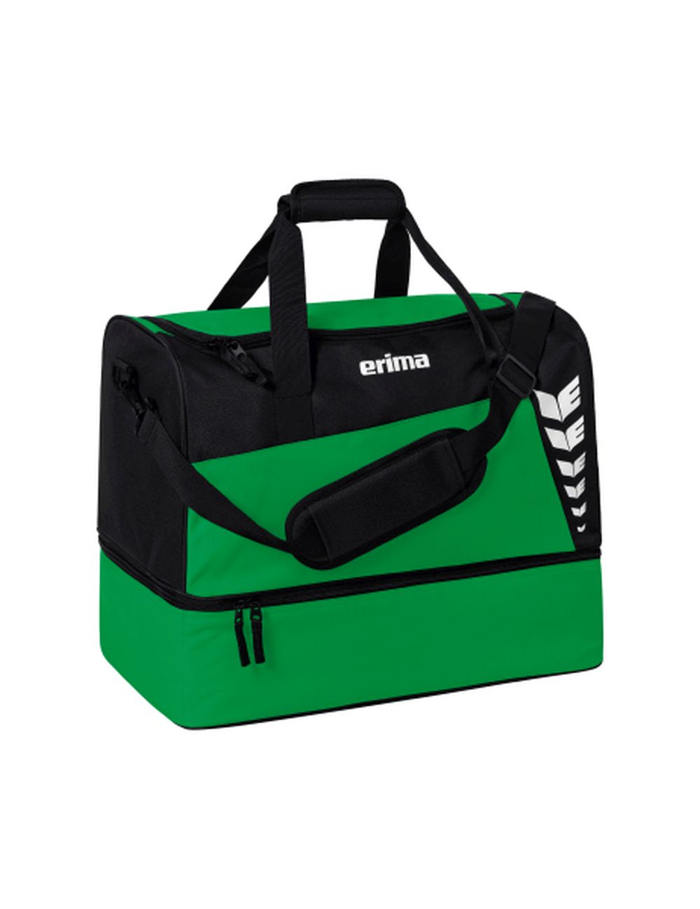 Erima Fußball SIX WINGS Sporttasche mit Bodenfach smaragd schwarz Gr S
