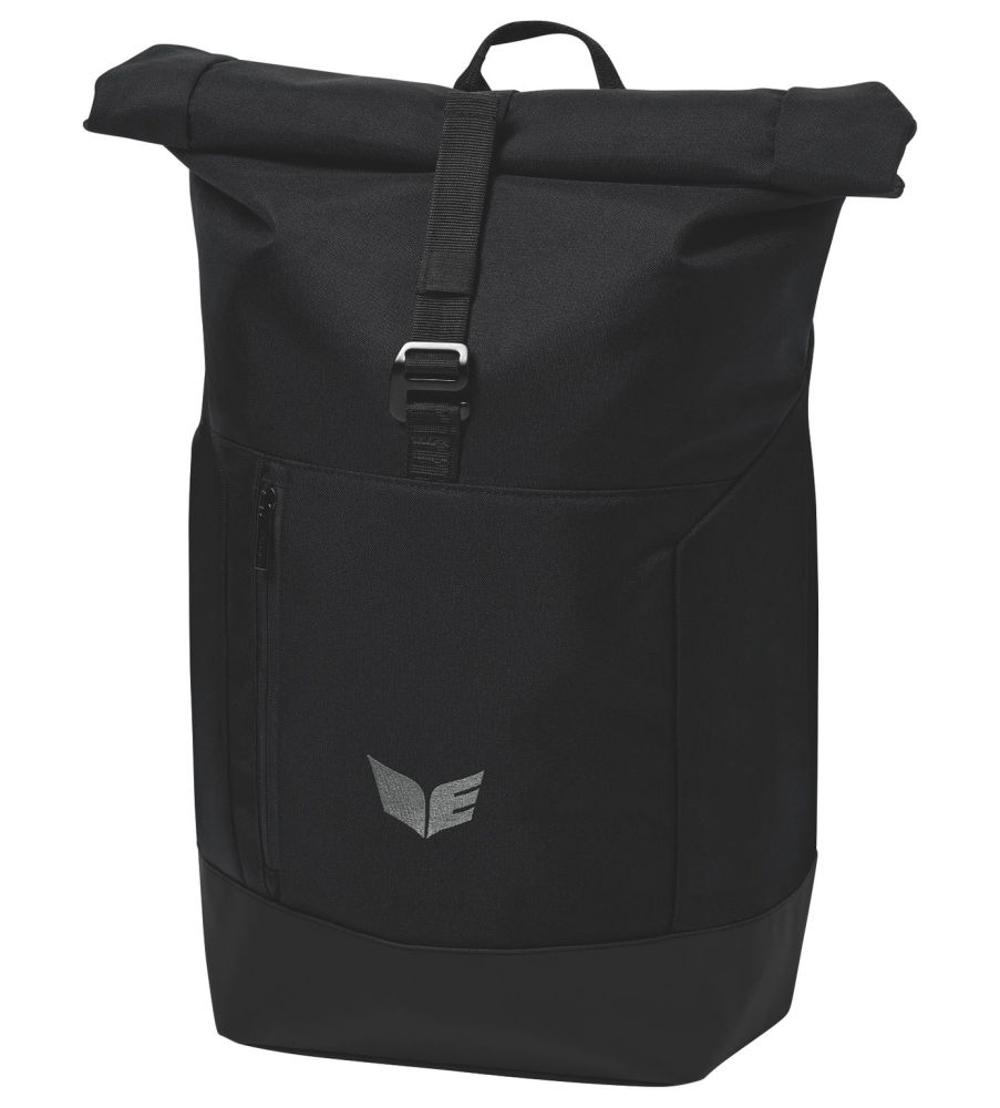 Erima Rolltop Rucksack schwarz