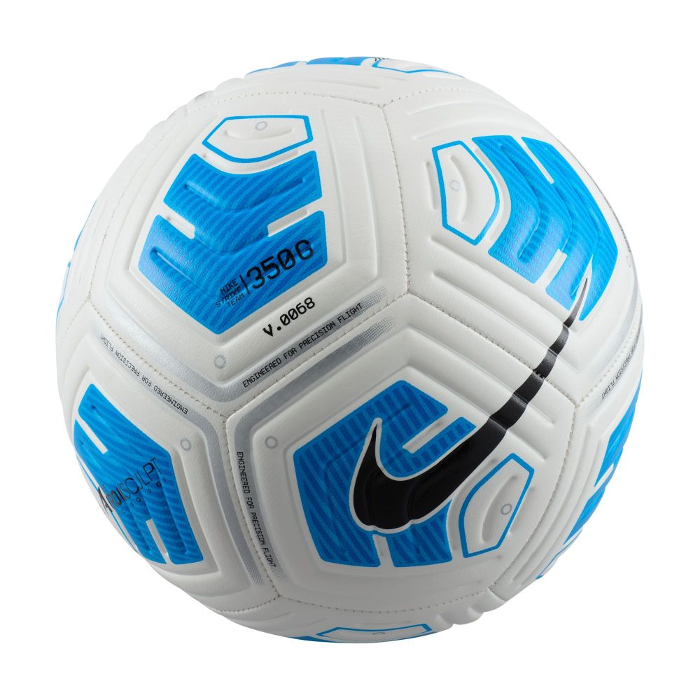 Nike Strike Fußball weiß schwarz blau Gr 5