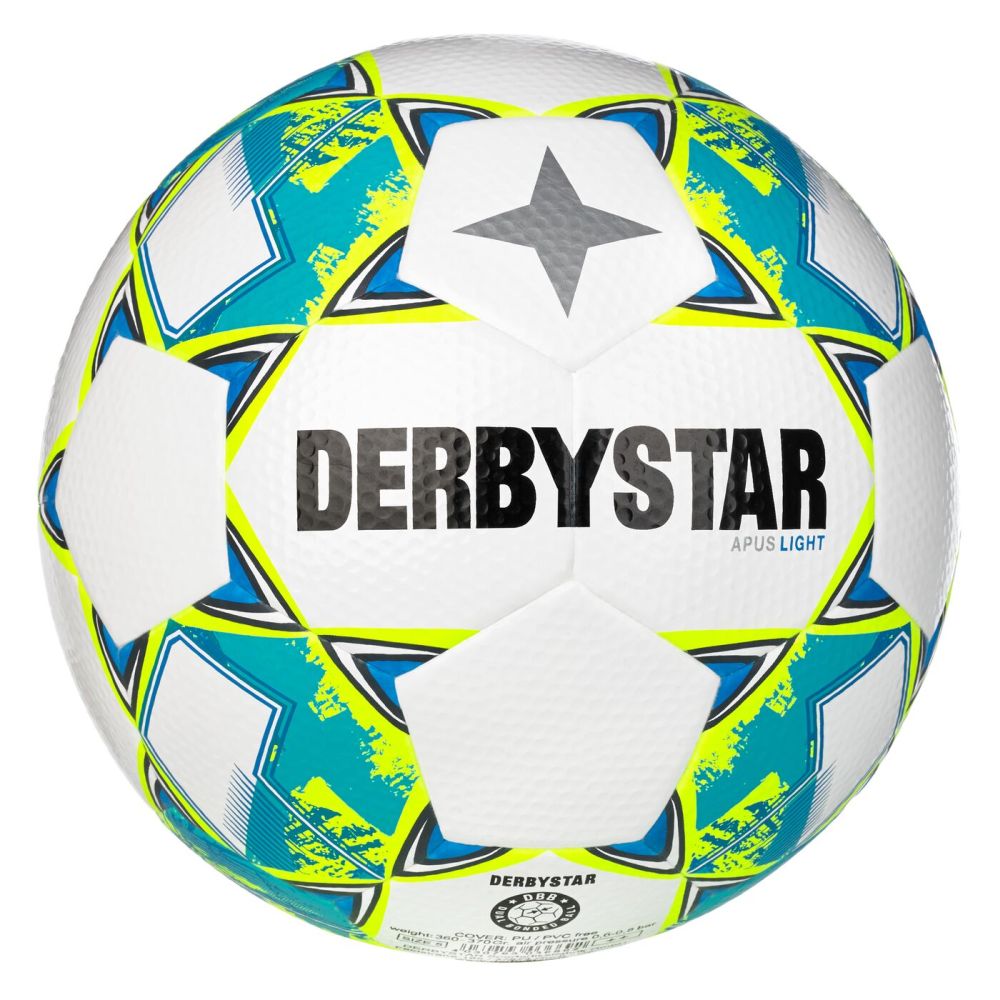 Derbystar Apus Light v24 Jugendbälle weiß gelb blau Gr 5