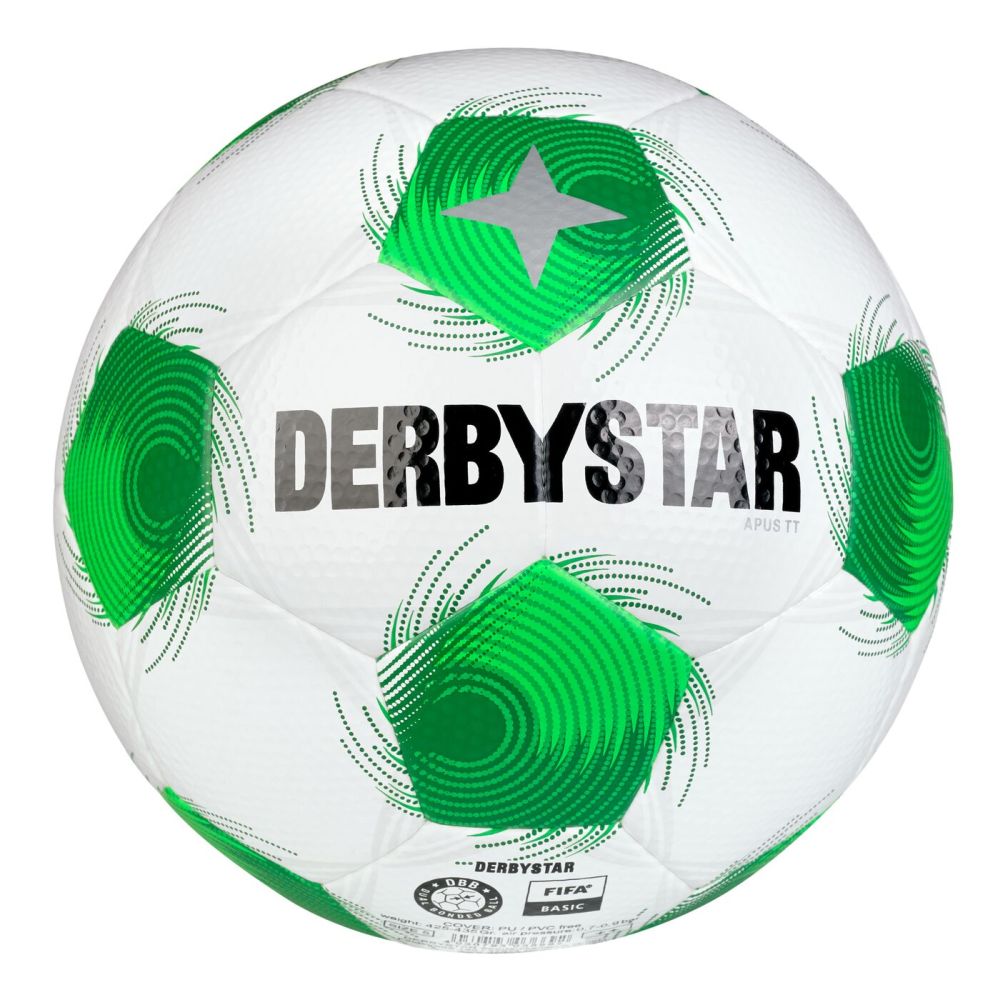 Derbystar Apus TT DB v25 Trainingsball weiß grün Gr 5