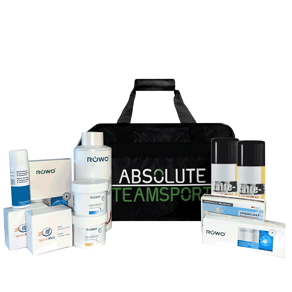 ATS Sanitäts- u. Betreuertasche Gr. 37x24x21cm schwarz (gefüllt)