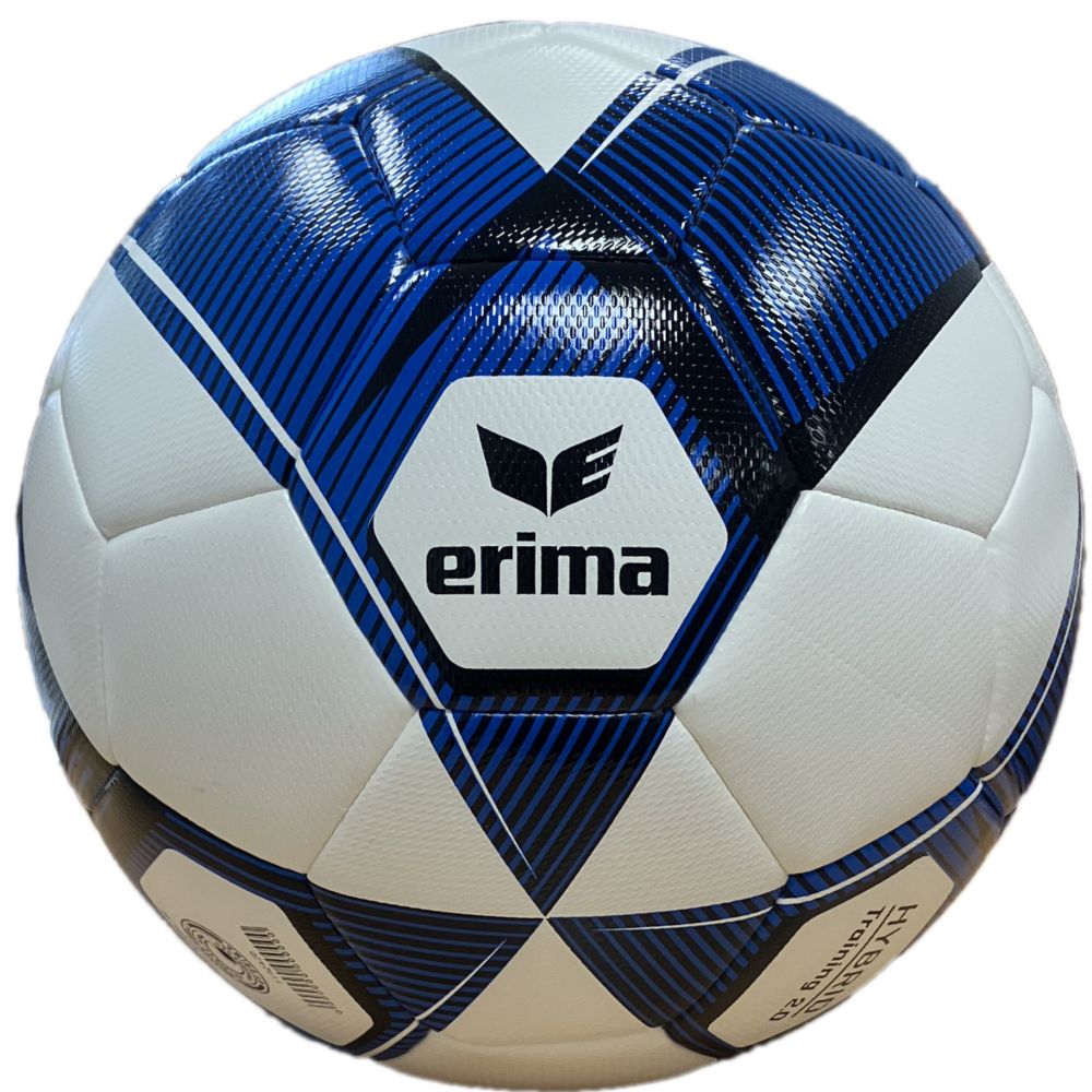 Erima HYBRID Training 2.0 Trainingsball weiß blau schwarz Gr 5