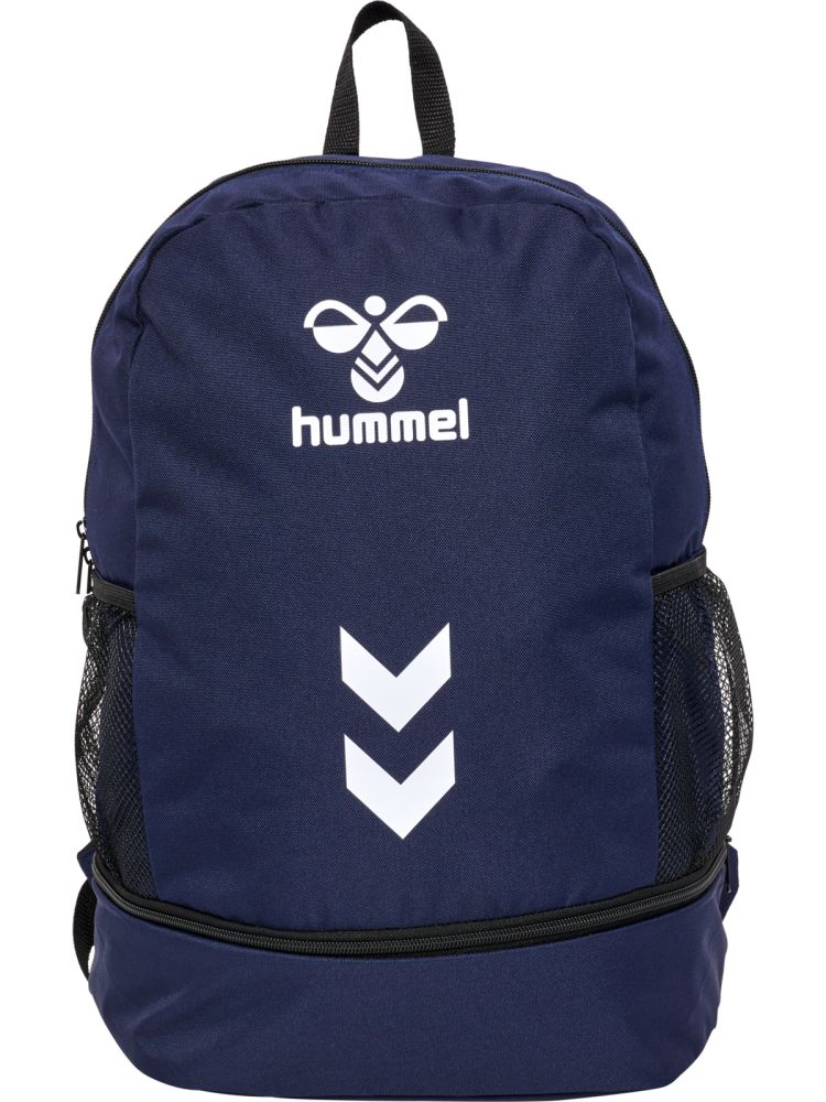 Hummel Essential Rucksack mit Schuhfach blau weiß