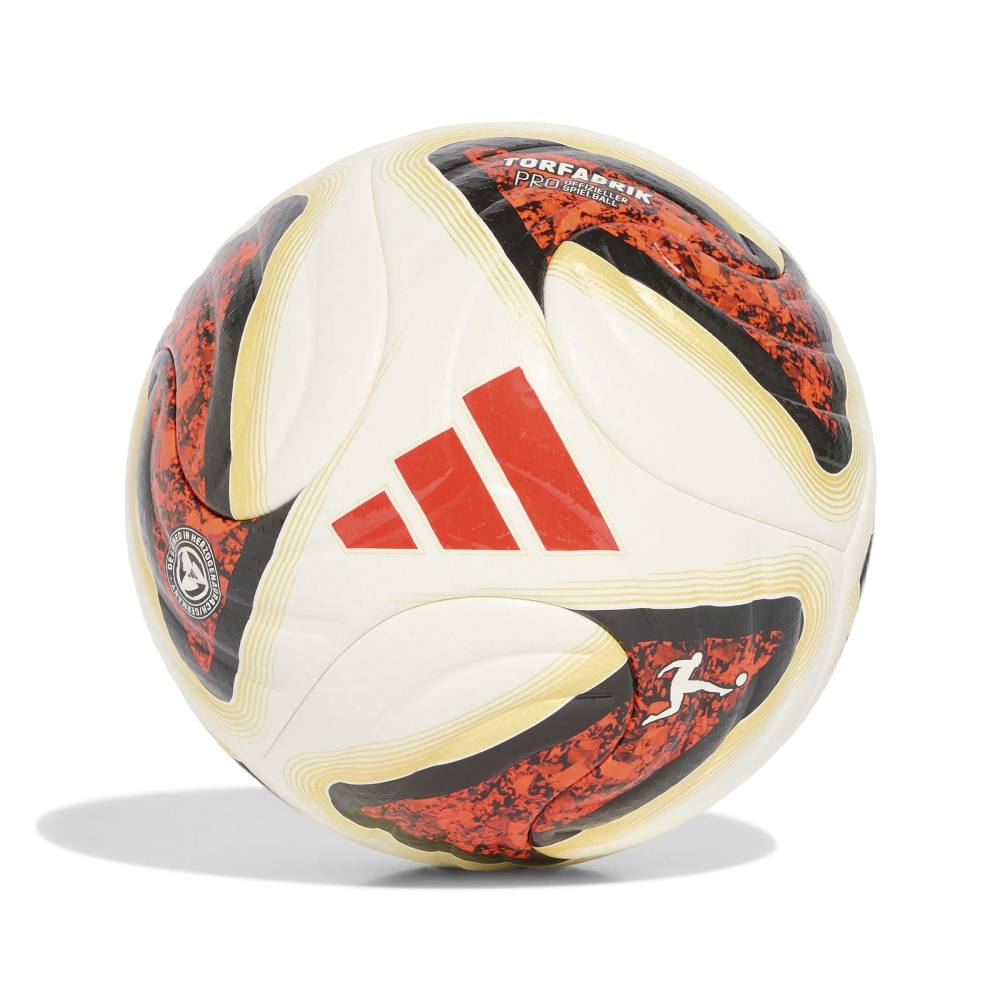 Adidas Bundesliga 26/27 Torfabrik Pro Fußball weiß schwarz rot Größe 5