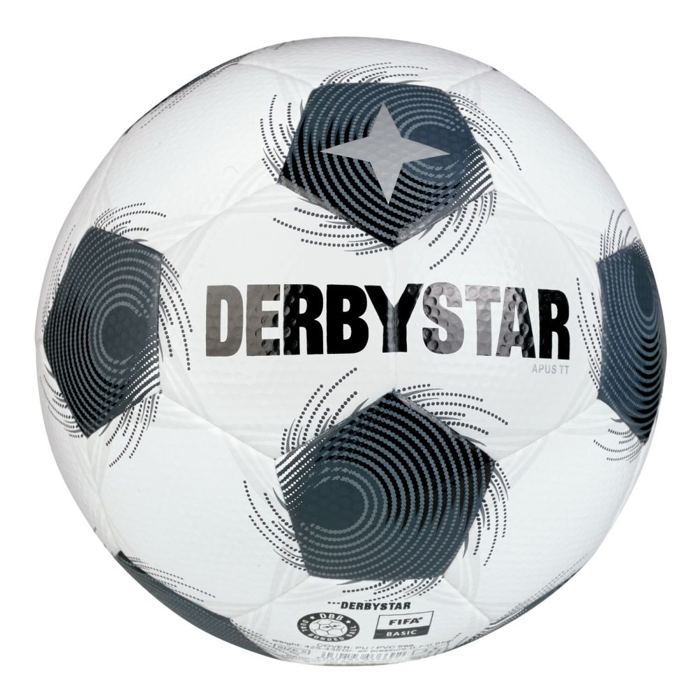 Derbystar Apus TT DB v25 Trainingsball weiß schwarz Gr 5