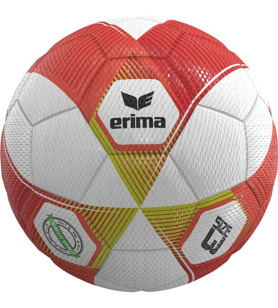 Erima Hybrid Lite Fußball 290g rot weiß grün Gr 3