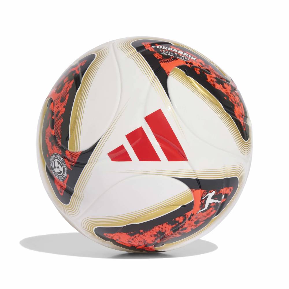 Adidas Bundesliga 26/27 Torfabrik League J290 Fußball weiß schwarz rot Größe 5