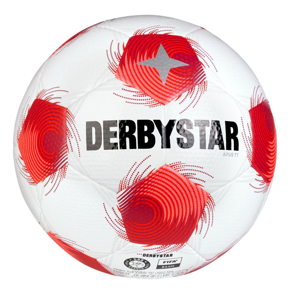 Derbystar Apus TT DB v25 Trainingsball weiß rot Gr 5