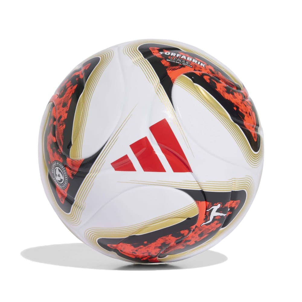 Adidas Bundesliga 26/27 Torfabrik League Fußball weiß schwarz rot Größe 4