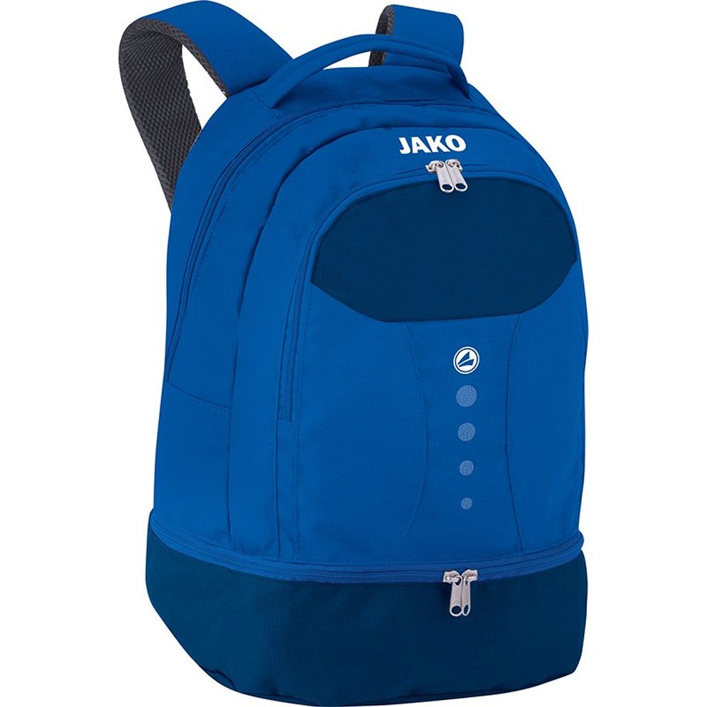 Jako Fußball Rucksack Striker mit Bodenfach Unisex Herren Kinder Einheitsgröße blau